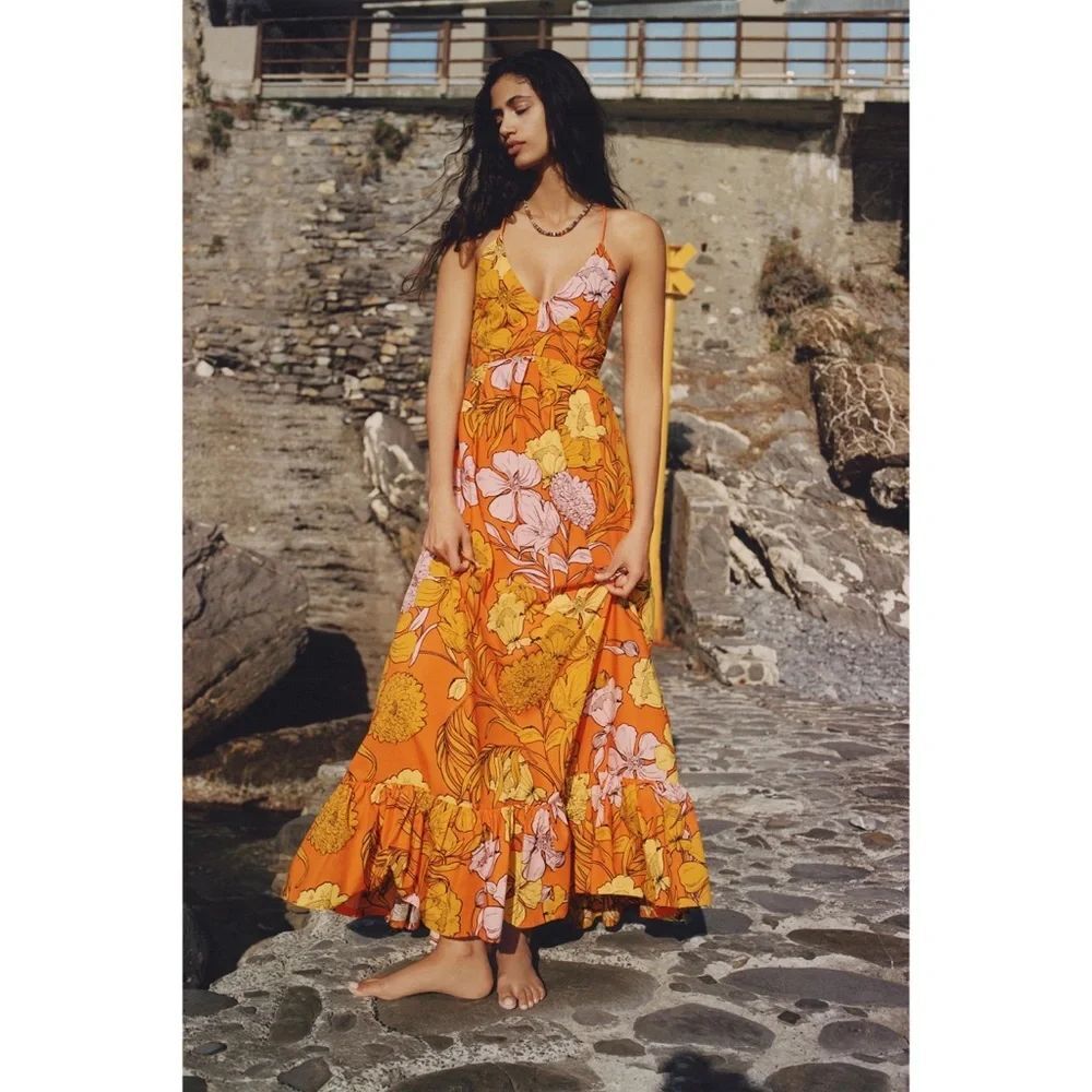 Anthropologie Plenty by Tracy Reese Floral Maxi Dress